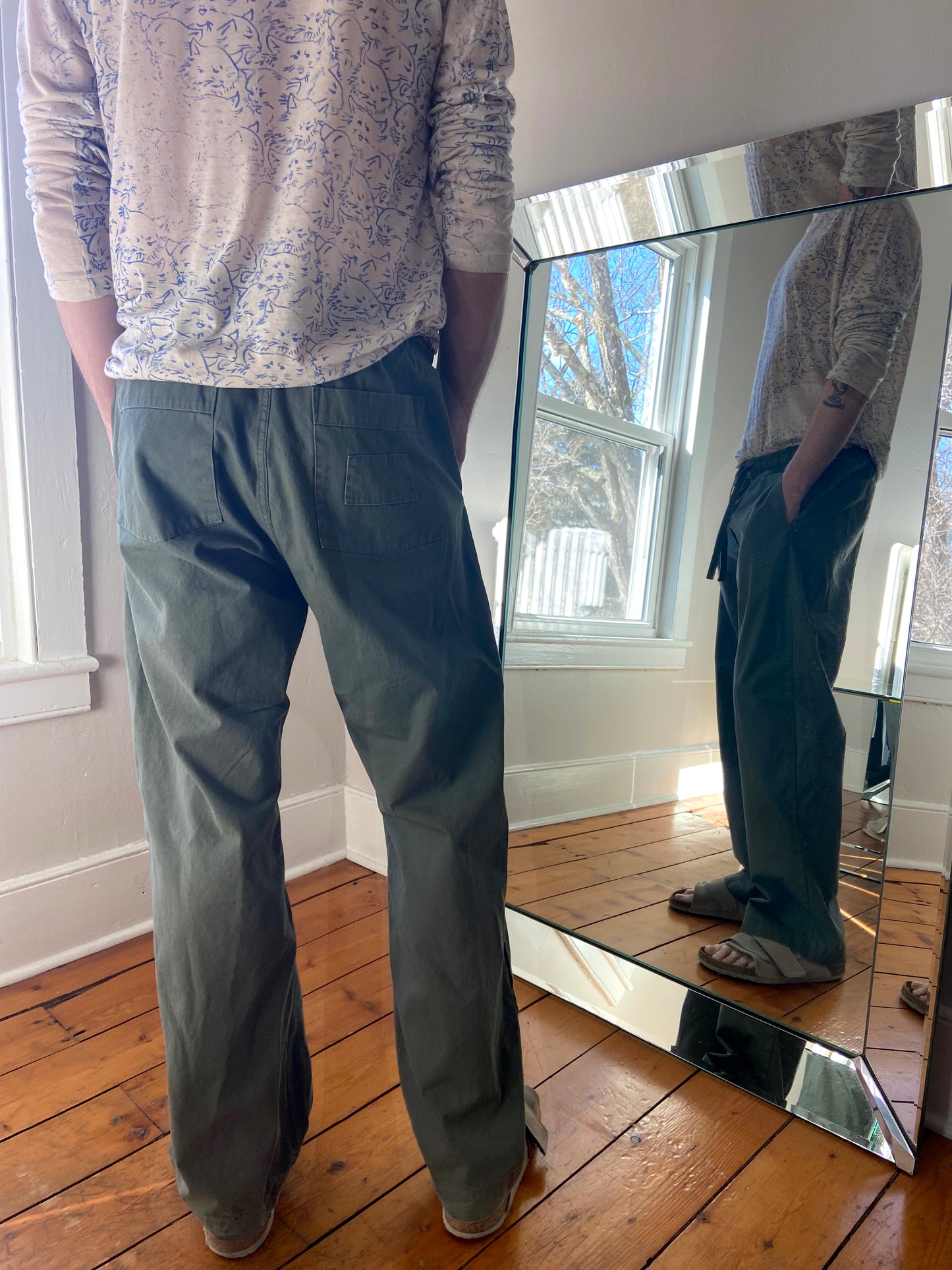 THE NEW PANT: SLACKER GREEN