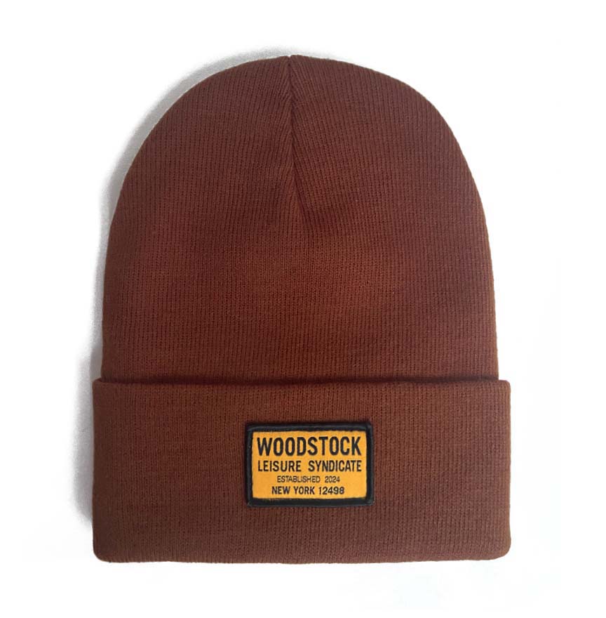 KNIT BEANIE / BROWN