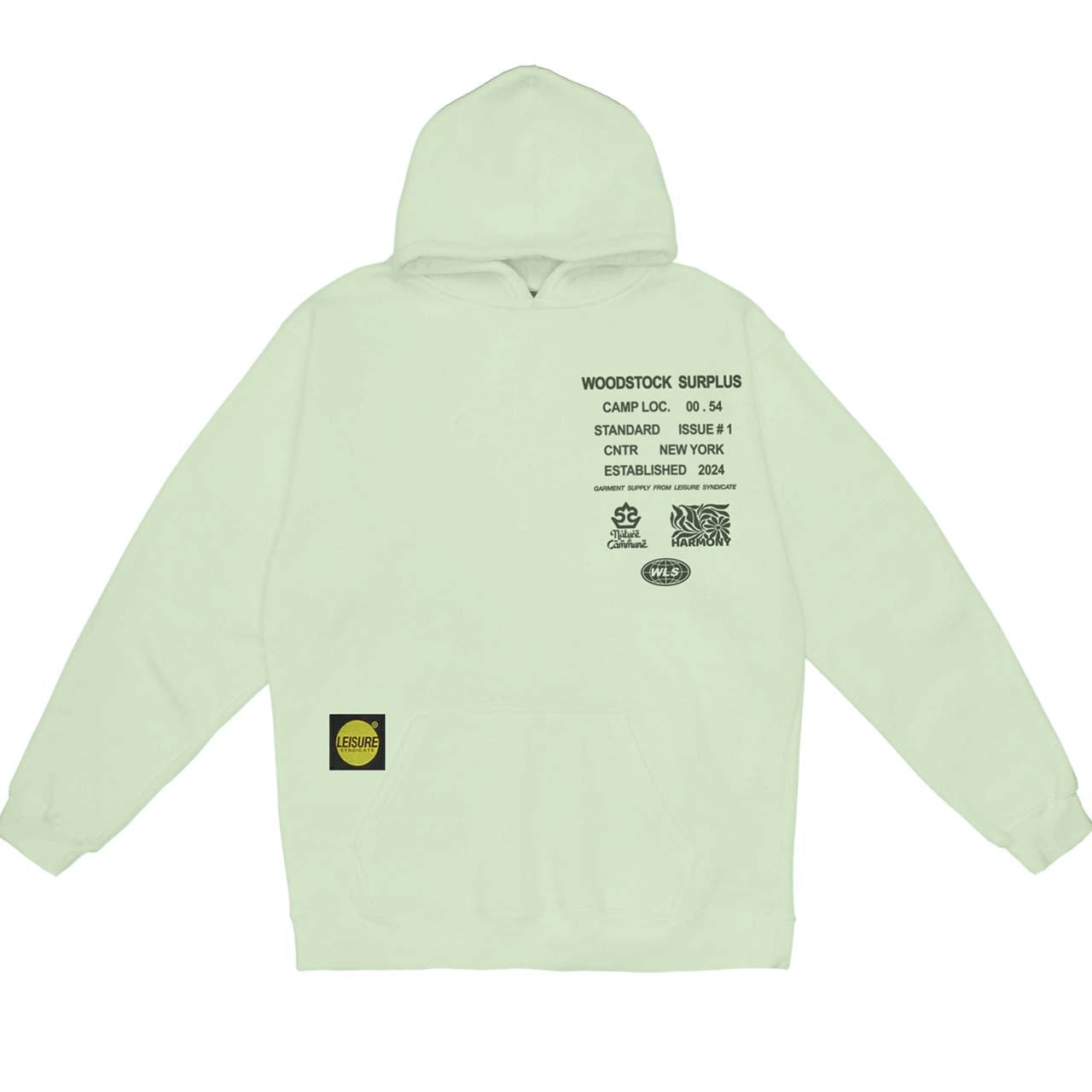 HOODIE: CELERY / SURPLUS