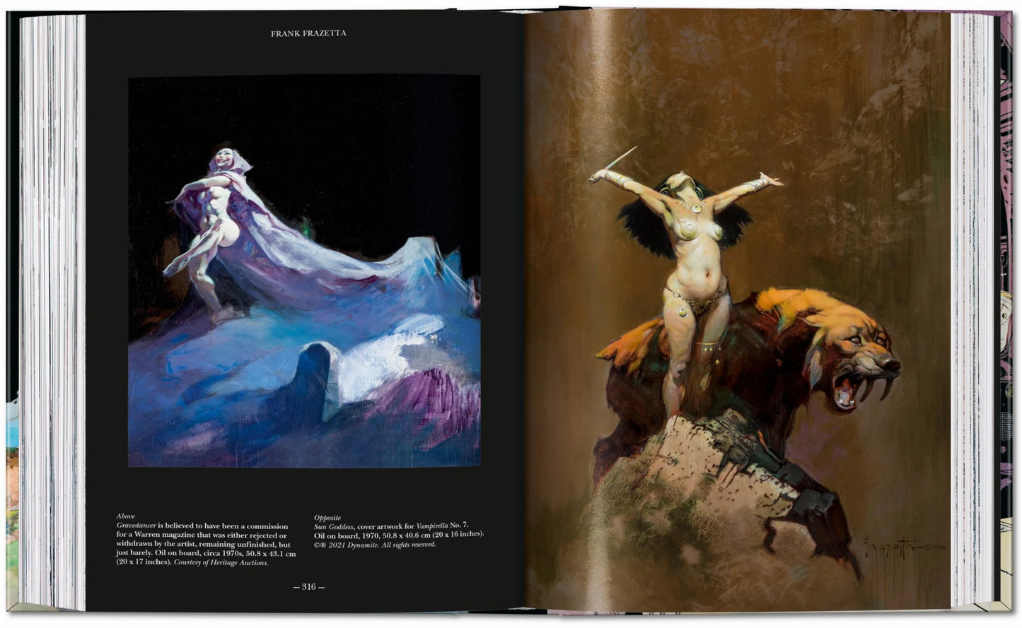 BOOK / THE FANTASTIC WORLDS OF FRANK FRAZETTA