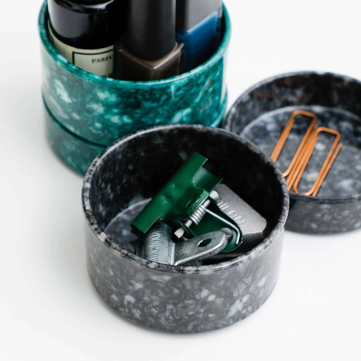 MELAMINE: MEDIUM ROUND STACKING NAVY