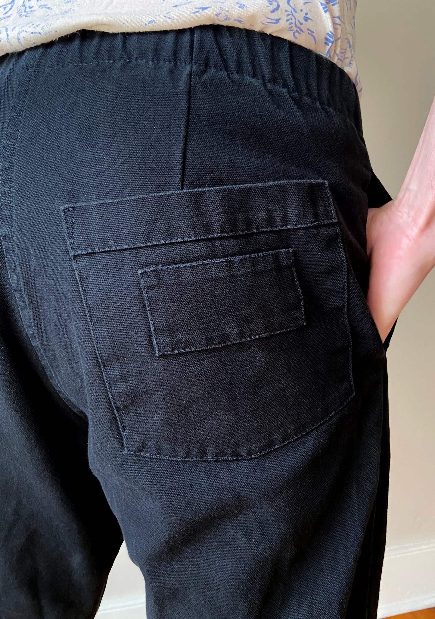 ACTION SLACKS: BLACK