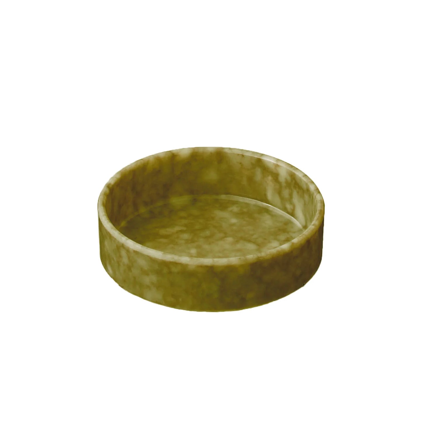 MELAMINE: SMALL ROUND STACKING MUSTARD