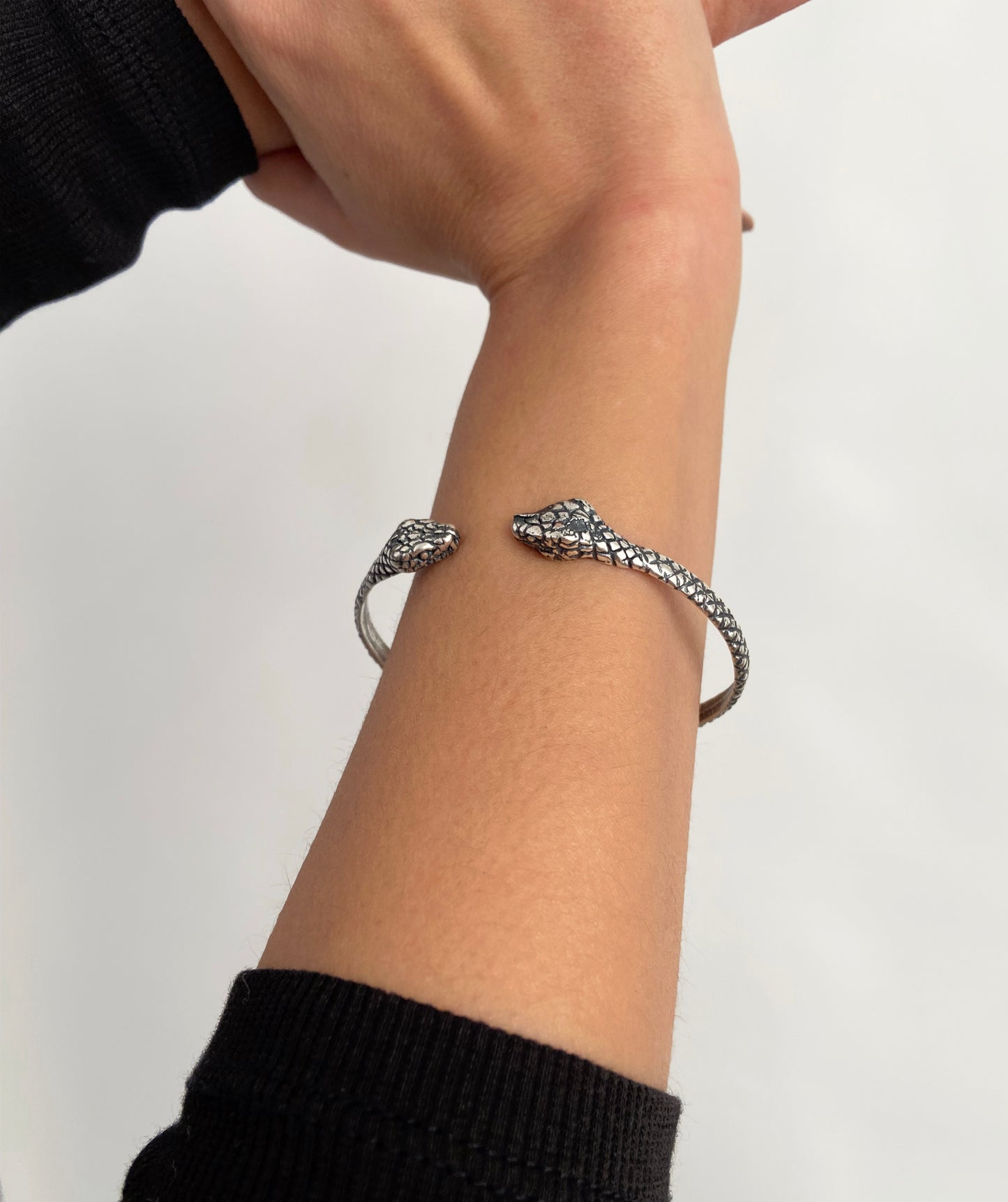 BRACELET: SNAKE / SILVER