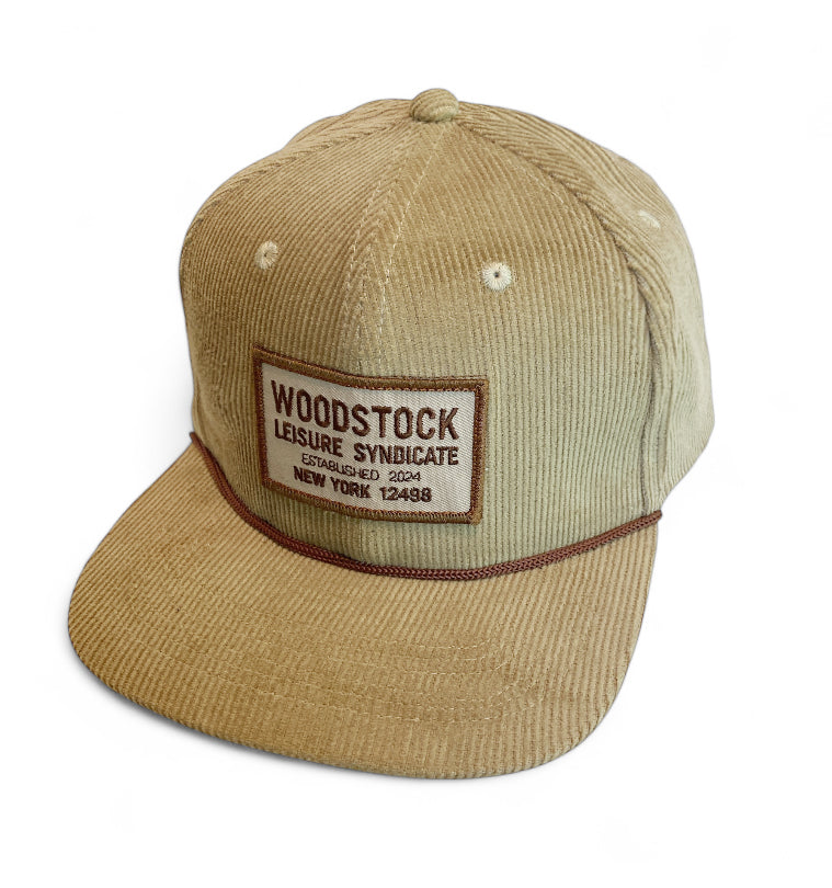 TRUCKER CAP: SAND CORDUROY