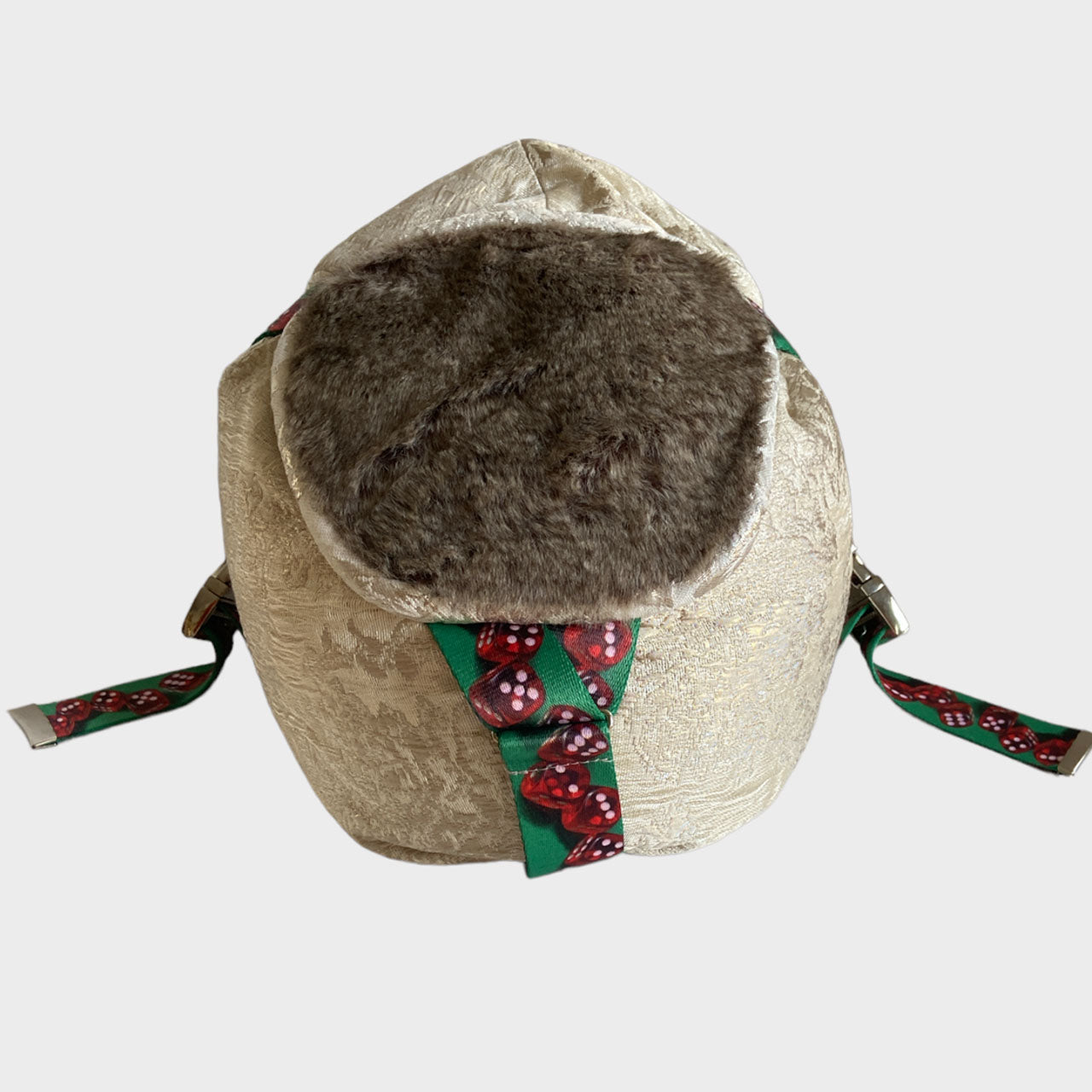 BEAN BAG HEAD REST / CREAM & FUR