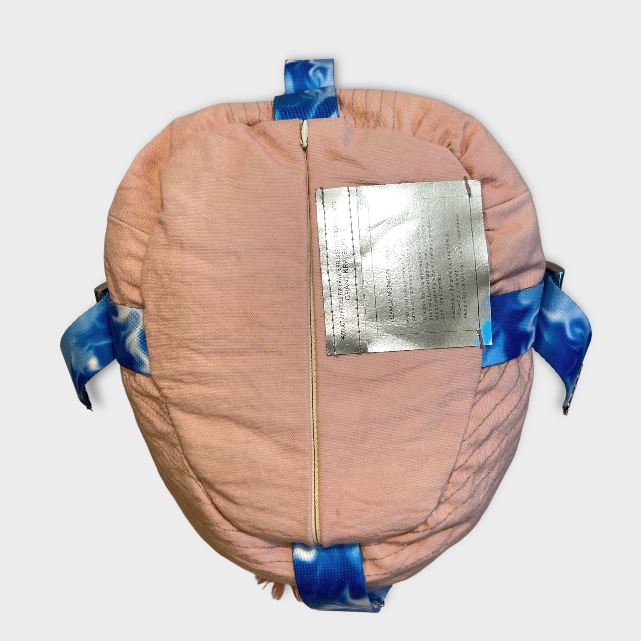 BEAN BAG HEAD REST / PINK & BLUE
