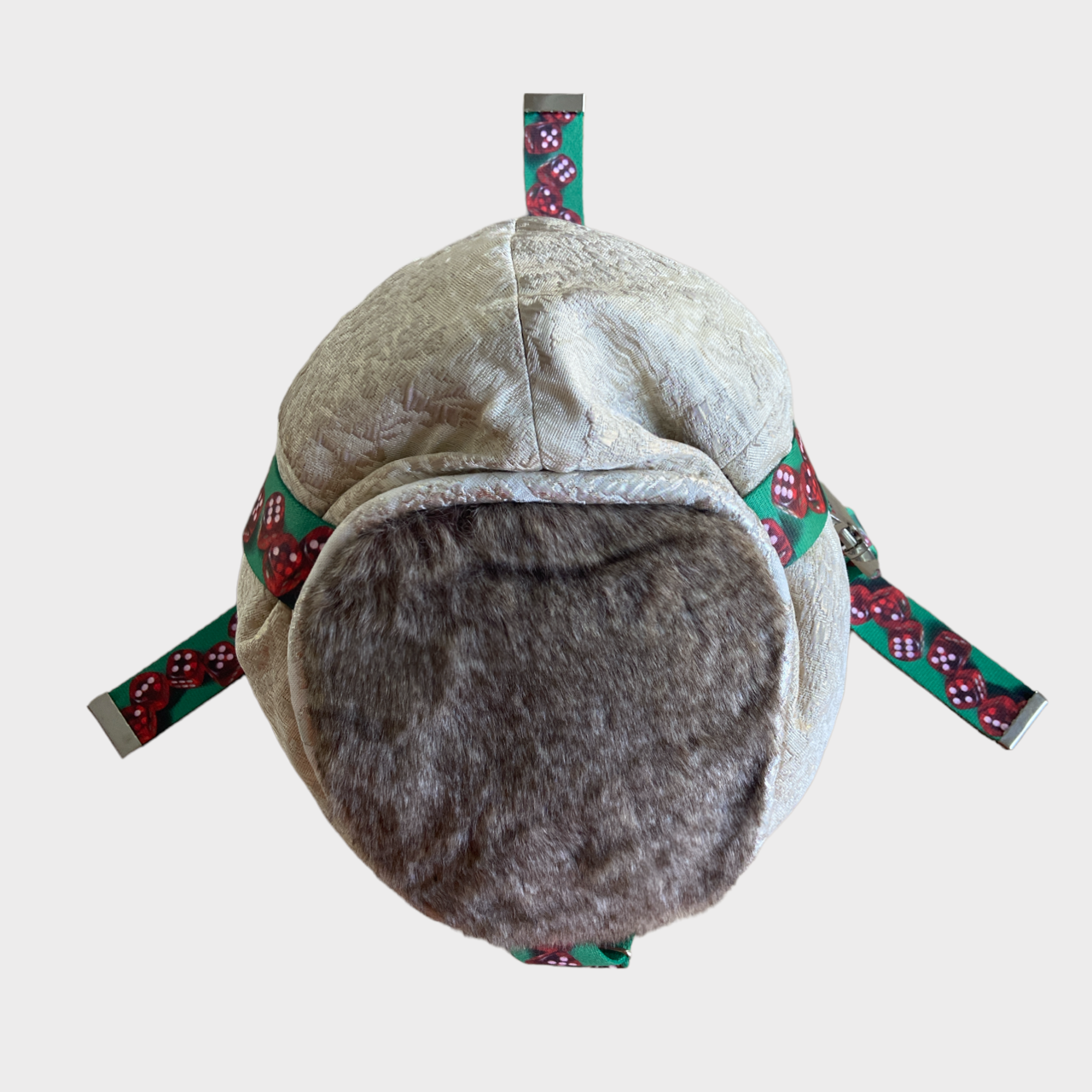 BEAN BAG HEAD REST / CREAM & FUR