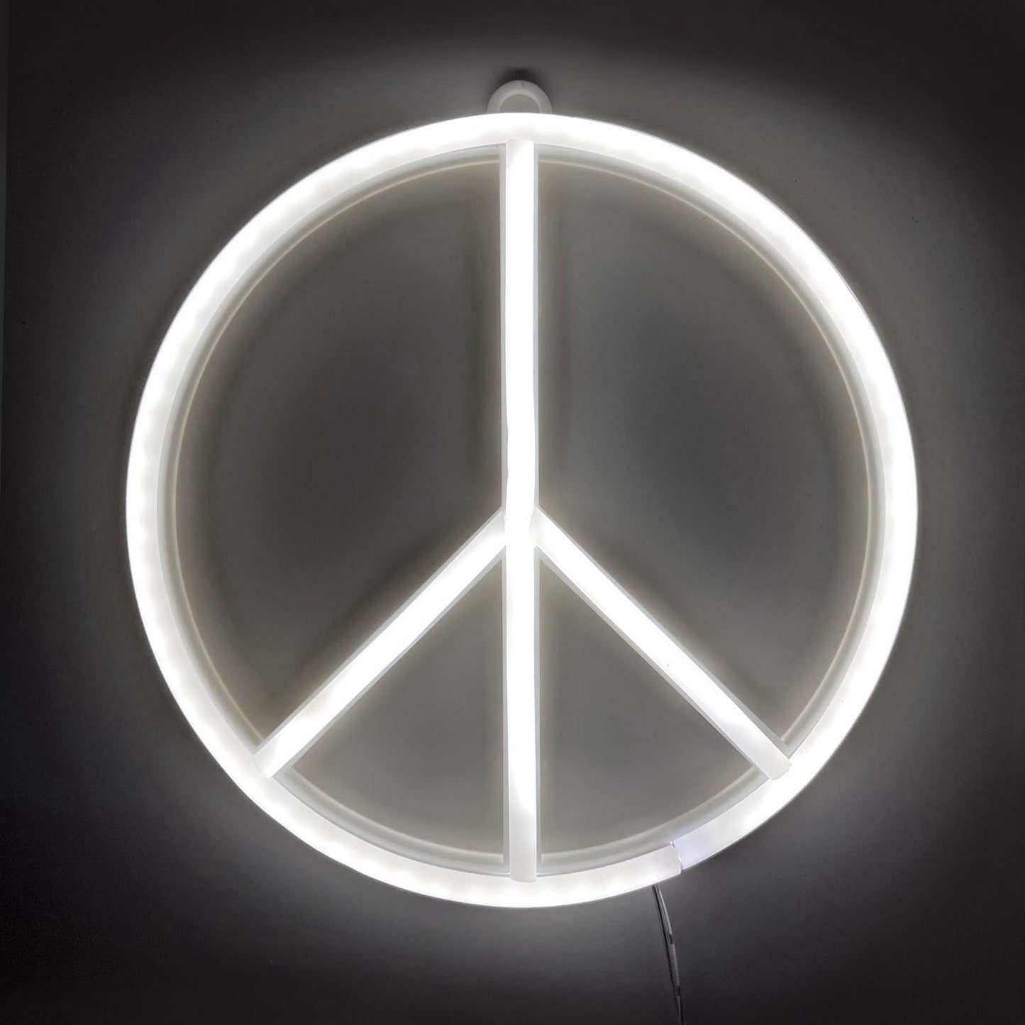 NEON LED LIGHT / PEACE SIGN