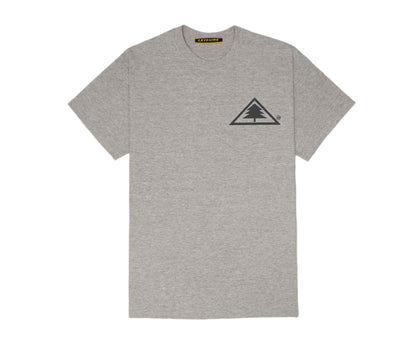 TEE: LUMBER / HEATHER GREY