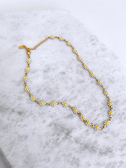 NECKLACE: DAISY CHAIN / GOLD