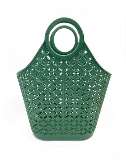 SUN JELLIES TOTE: ATOMIC / OLIVE