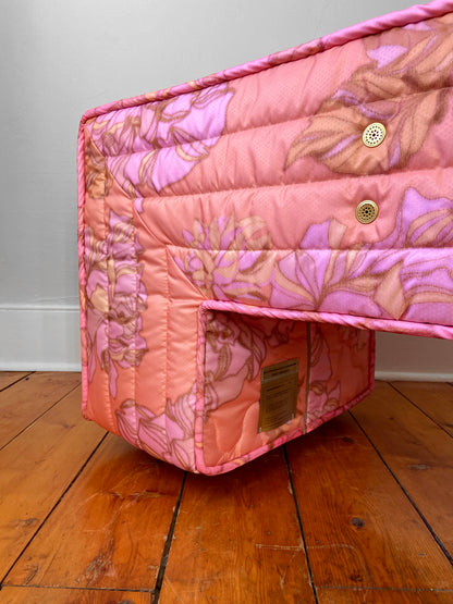 MATTRESS BENCH: PINK FLORAL