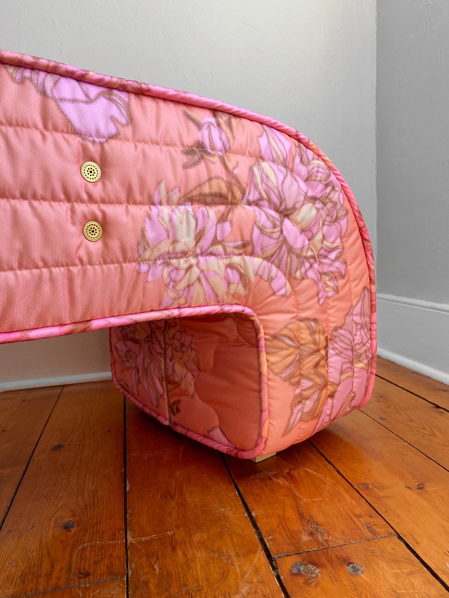 MATTRESS BENCH: PINK FLORAL