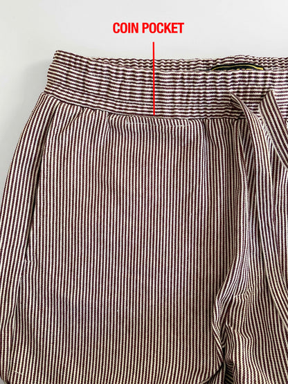 THE NEW PANT: OX BLOOD STRIPE