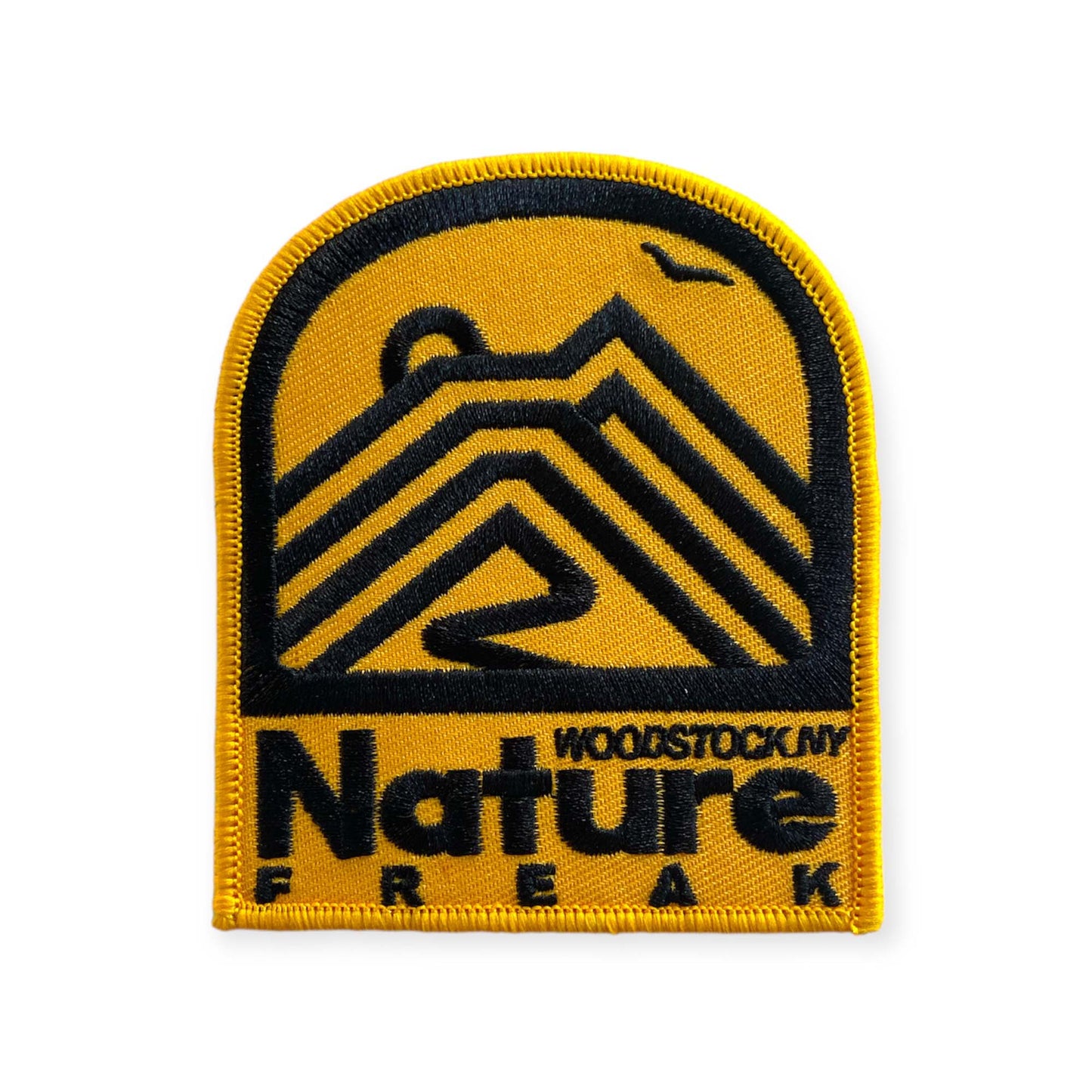 IRON-ON PATCH:  NATURE / YELLOW