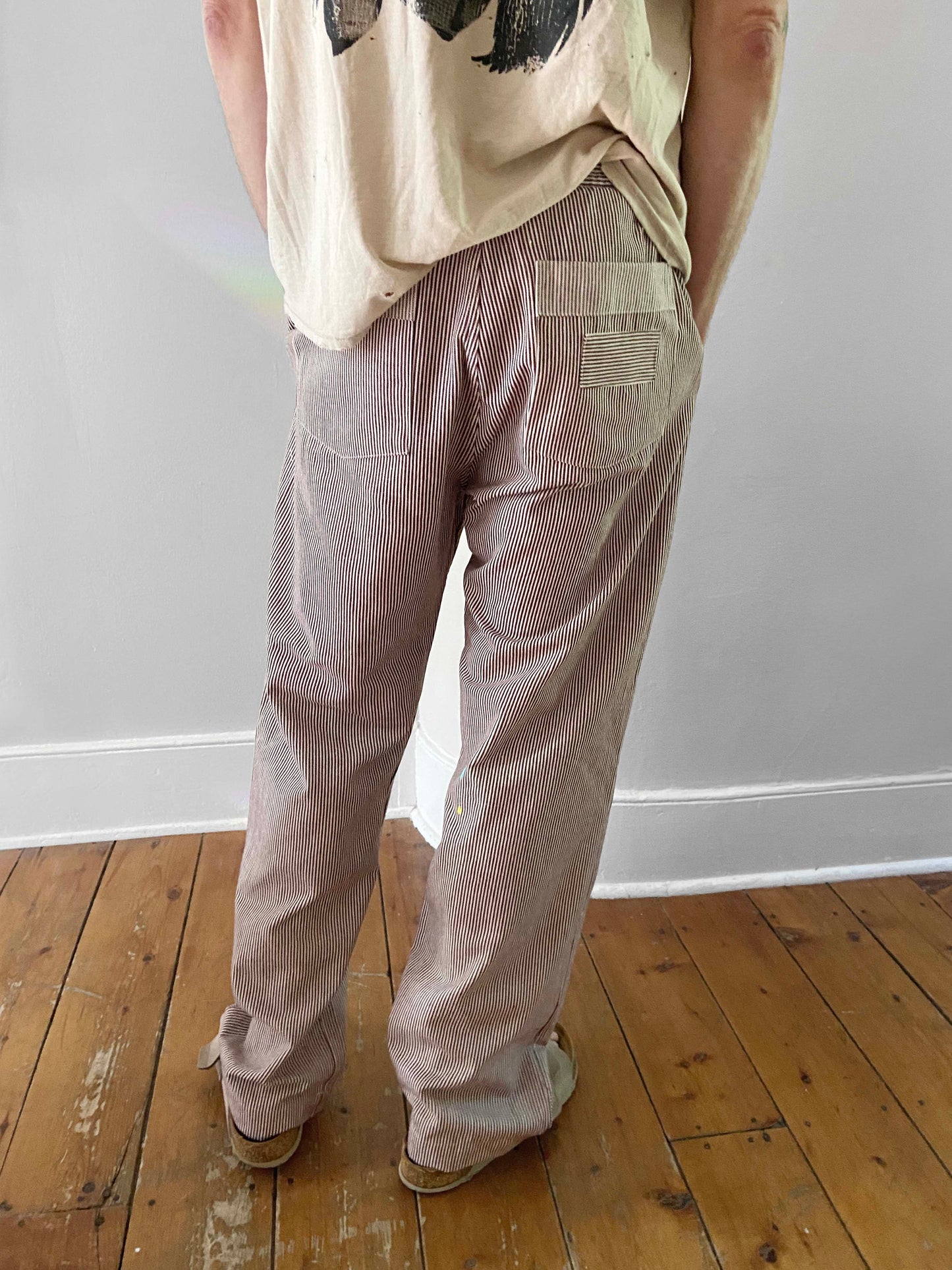 THE NEW PANT: OX BLOOD STRIPE