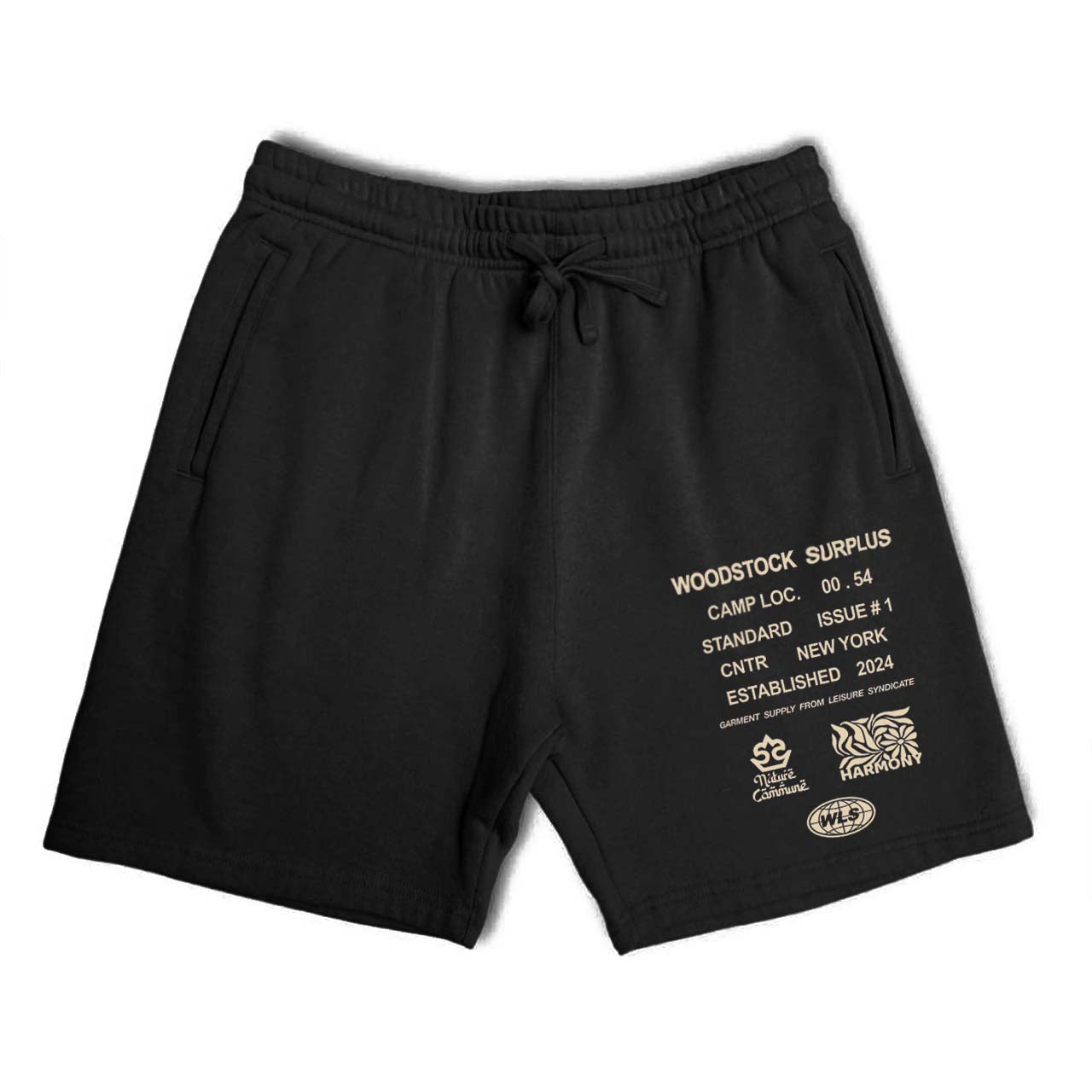 SWEAT SHORTS: BLACK