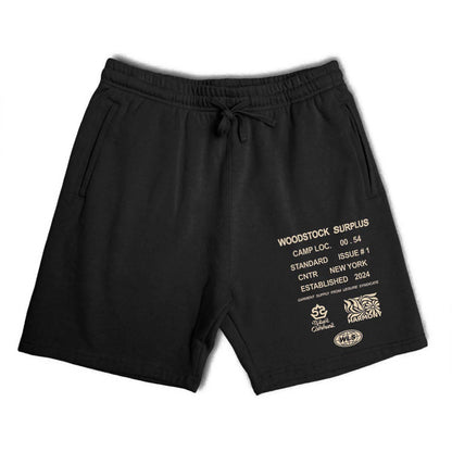 SWEAT SHORTS: BLACK