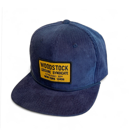 TRUCKER CAP: NAVY CORDUROY