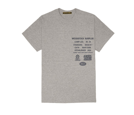 TEE: SURPLUS / HEATHER GREY