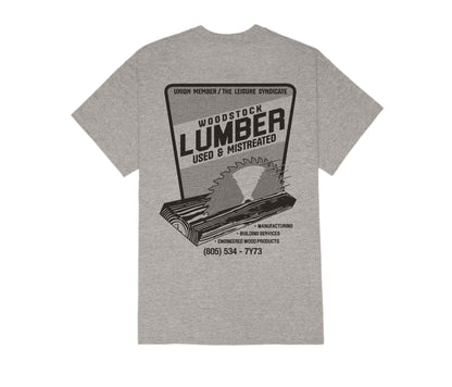 TEE: LUMBER / HEATHER GREY