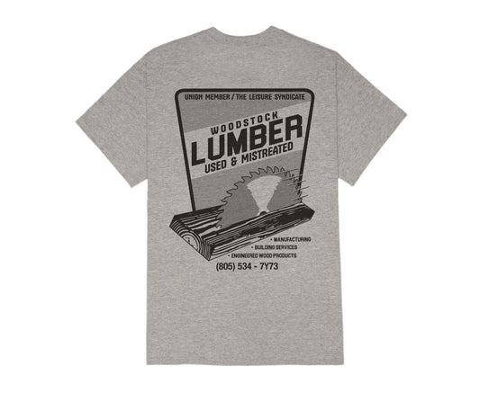 TEE: LUMBER / HEATHER GREY