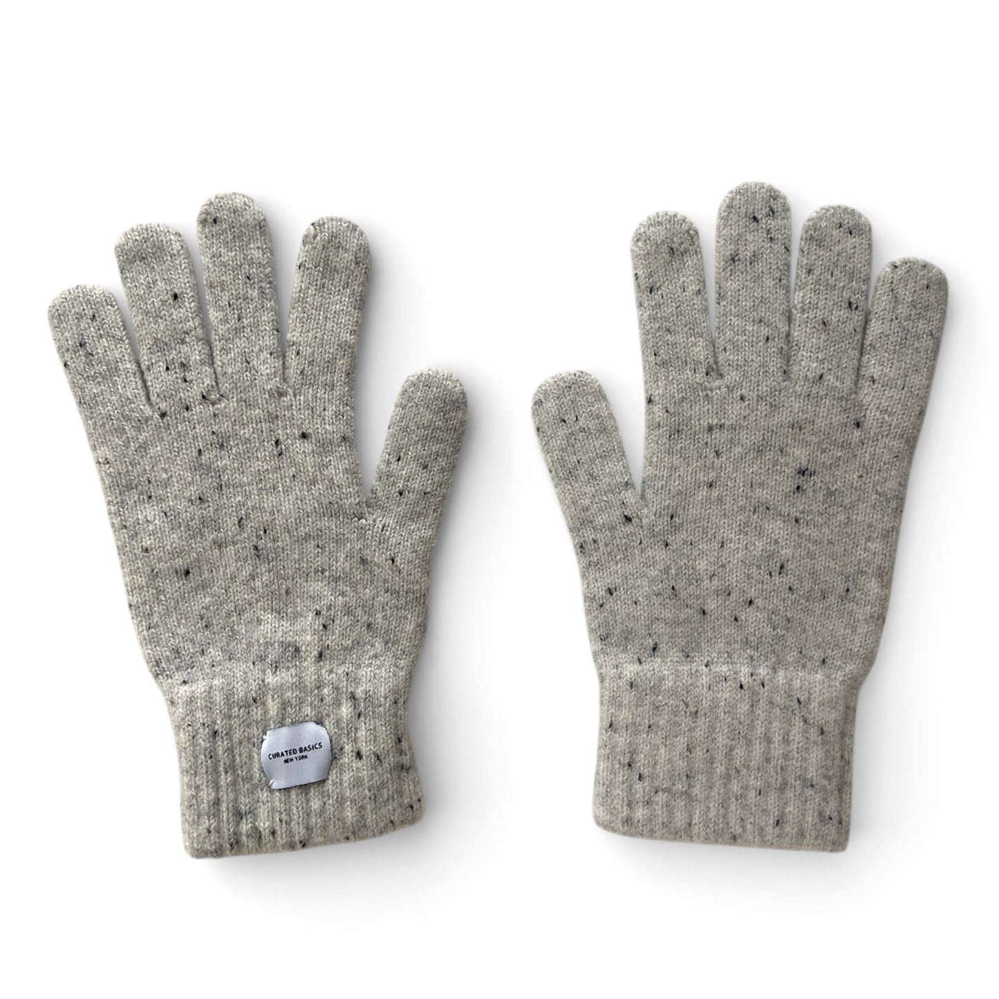 GLOVES: CASHMERE / HEATHER GREY