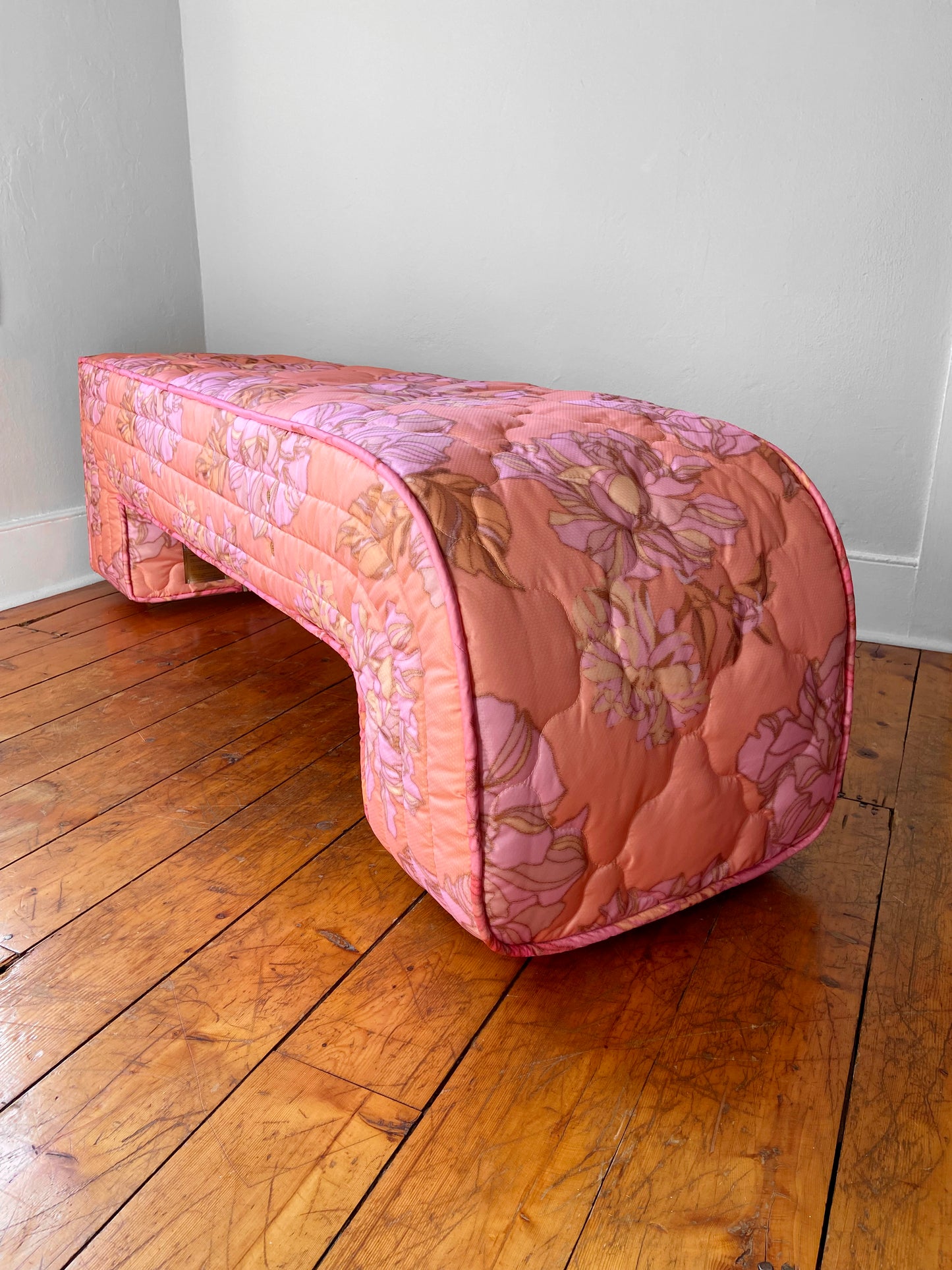 MATTRESS BENCH: PINK FLORAL