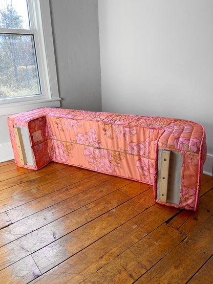 MATTRESS BENCH: PINK FLORAL