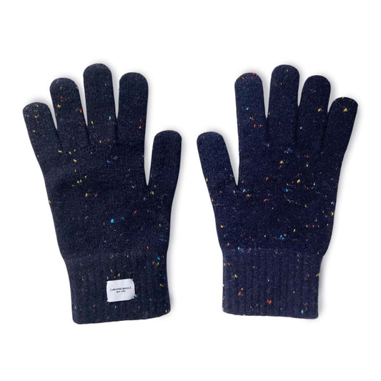 GLOVES: CASHMERE / NAVY SPEC
