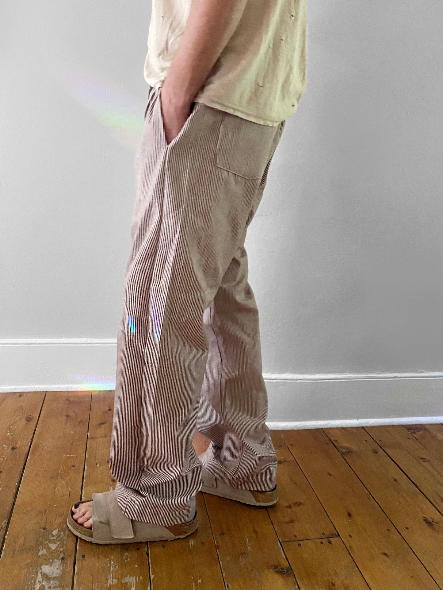 THE NEW PANT: OX BLOOD STRIPE