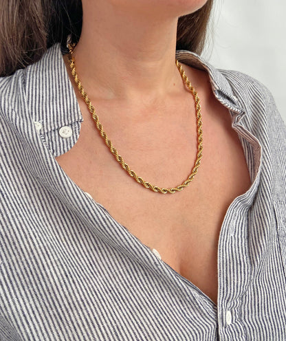 NECKLACE: ROPE / GOLD
