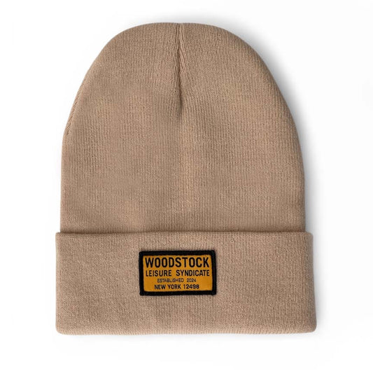 KNIT BEANIE /  TAN