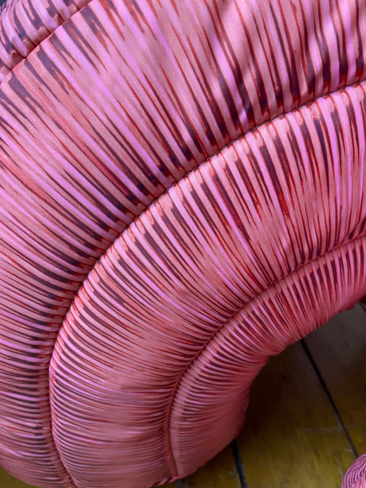 4-DIGIT SEAT: PINK WICKER PRINT