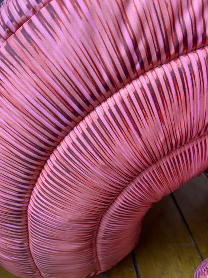 4-DIGIT SEAT: PINK WICKER PRINT