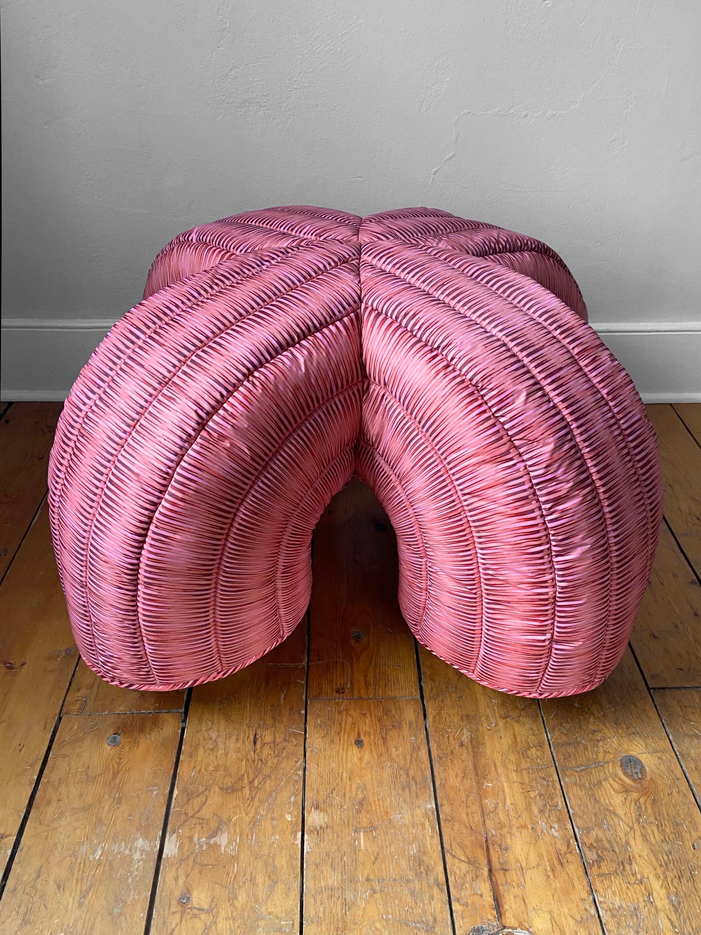 4-DIGIT SEAT: PINK WICKER PRINT